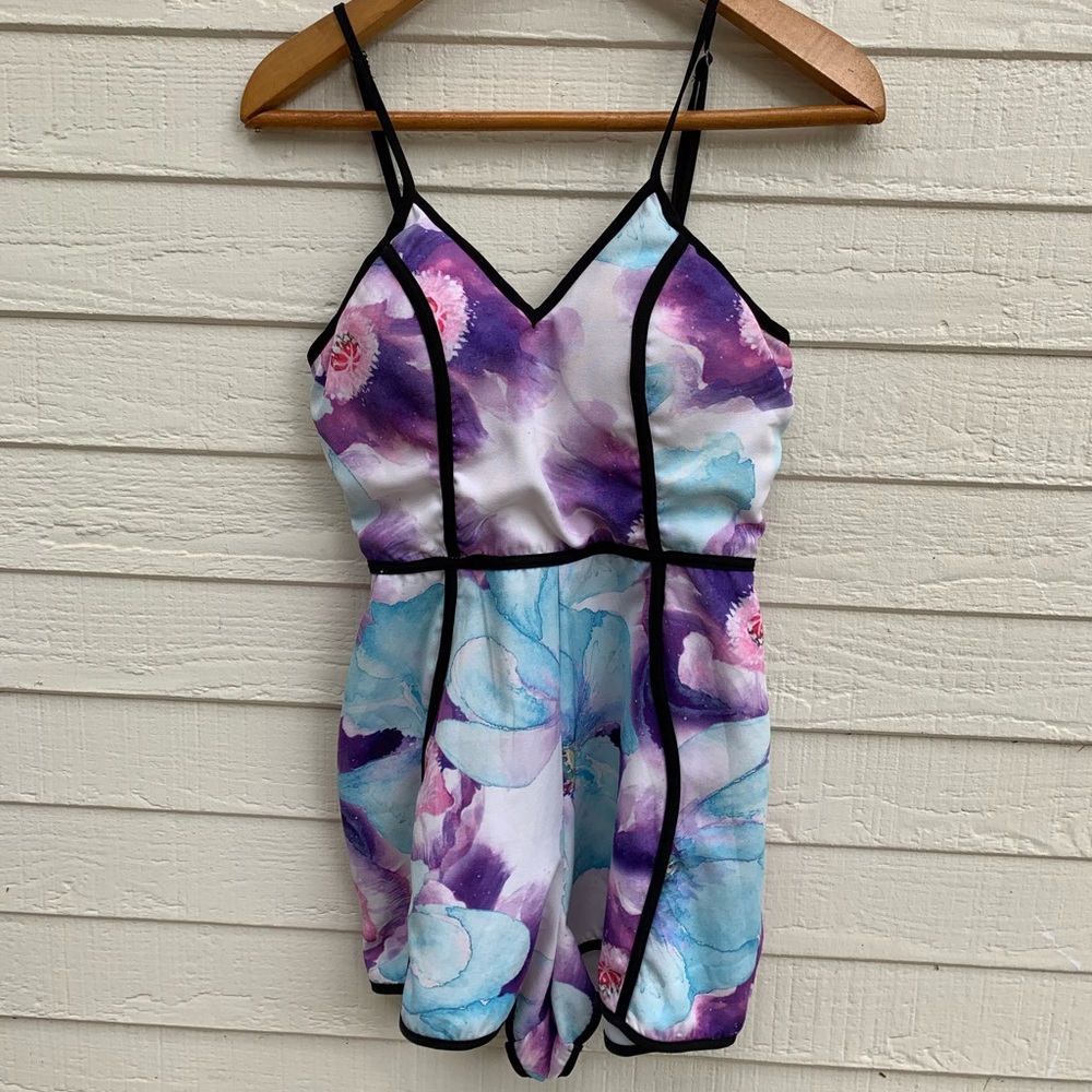 Romper (floral print)